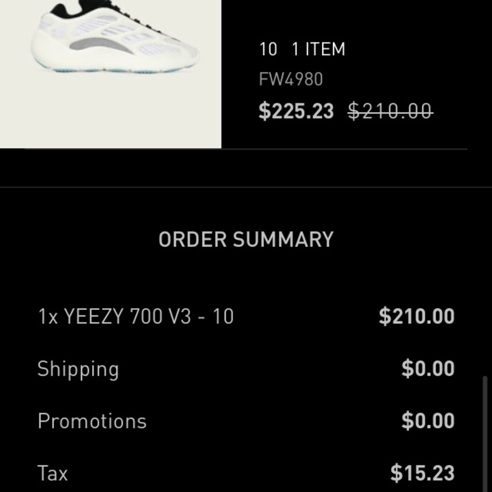 Yeezy 700 v3 azael new and unworn with box deadstock - Picture 2 of 5